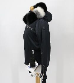 Toni Sailer Johanna Limited Edition Womens Black Fur Ski Jacket Rrp £1700 Ep