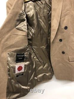 Topman Limited Edition Double Breasted Wool Blazer Jacket Camel £180 38R 40R 44R
