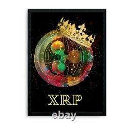 Undisputed Limited Edition XRP Coin Poster Art Signed and Numbered 18x24