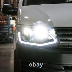 VW T6 LED DRL V3 Headlights LIMITED EDITION All Black & Bulb Upgrades