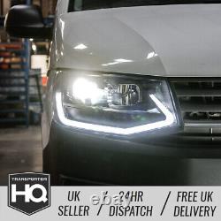 VW T6 LED DRL V3 Headlights Sequential Indicator LIMITED EDITION All Black