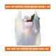 Vest Carrier Bags Plastic White Vest Style Carry Bag for Vegetables All Sizes