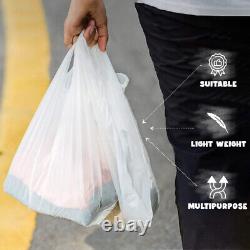 Vest Carrier Bags Plastic White Vest Style Carry Bag for Vegetables All Sizes