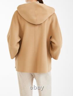 Weekend MaxMara Coat Jacket RAPACE Size UK 8 100% Virgin Wool Camel