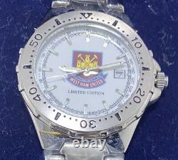 West Ham Watch Limited Edition Number 001 Is Stamped On The Case Back