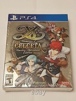 Ys Memories of Celceta Timeless Adventurer Edition PS4 Game Limited Collectors