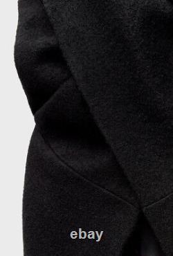 Zara Wool Button-up Waistcoat Limited Edition Black Fw24 Sizes Xs-s M-l 4043/254